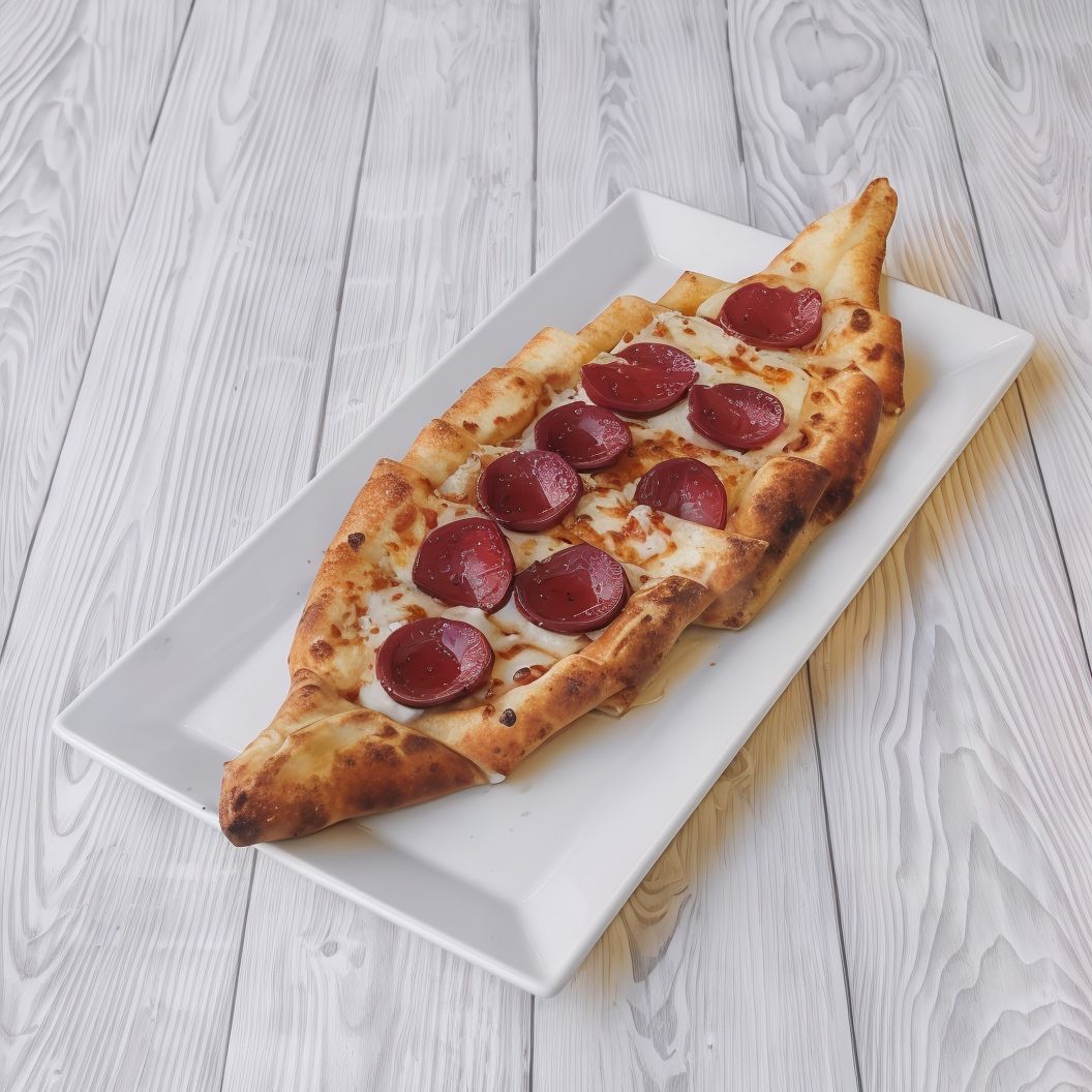 Sucuklu Kaşarlı Pide