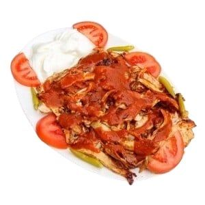 İskender (Tavuk Dönerden) (100 gr.)