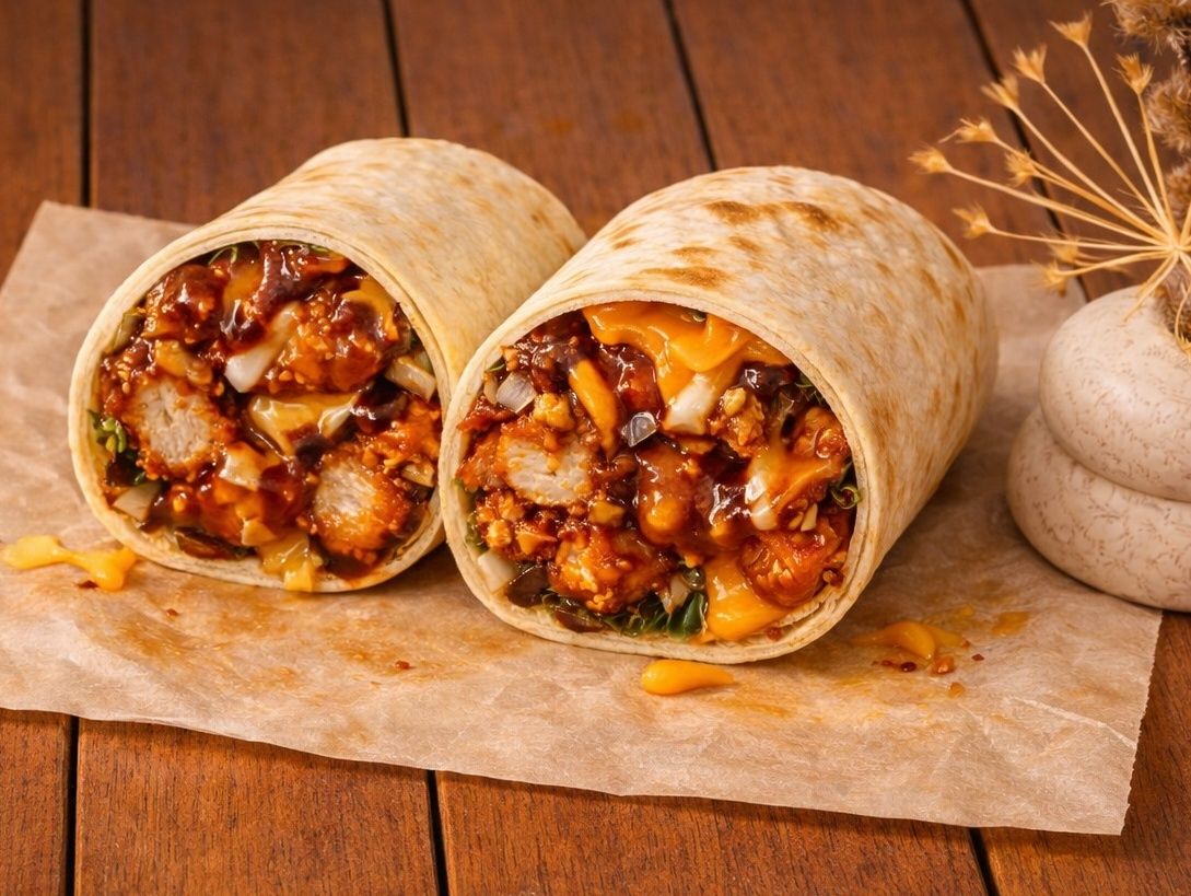 BBQ Cheddar Chicken Wrap (100 gr.)