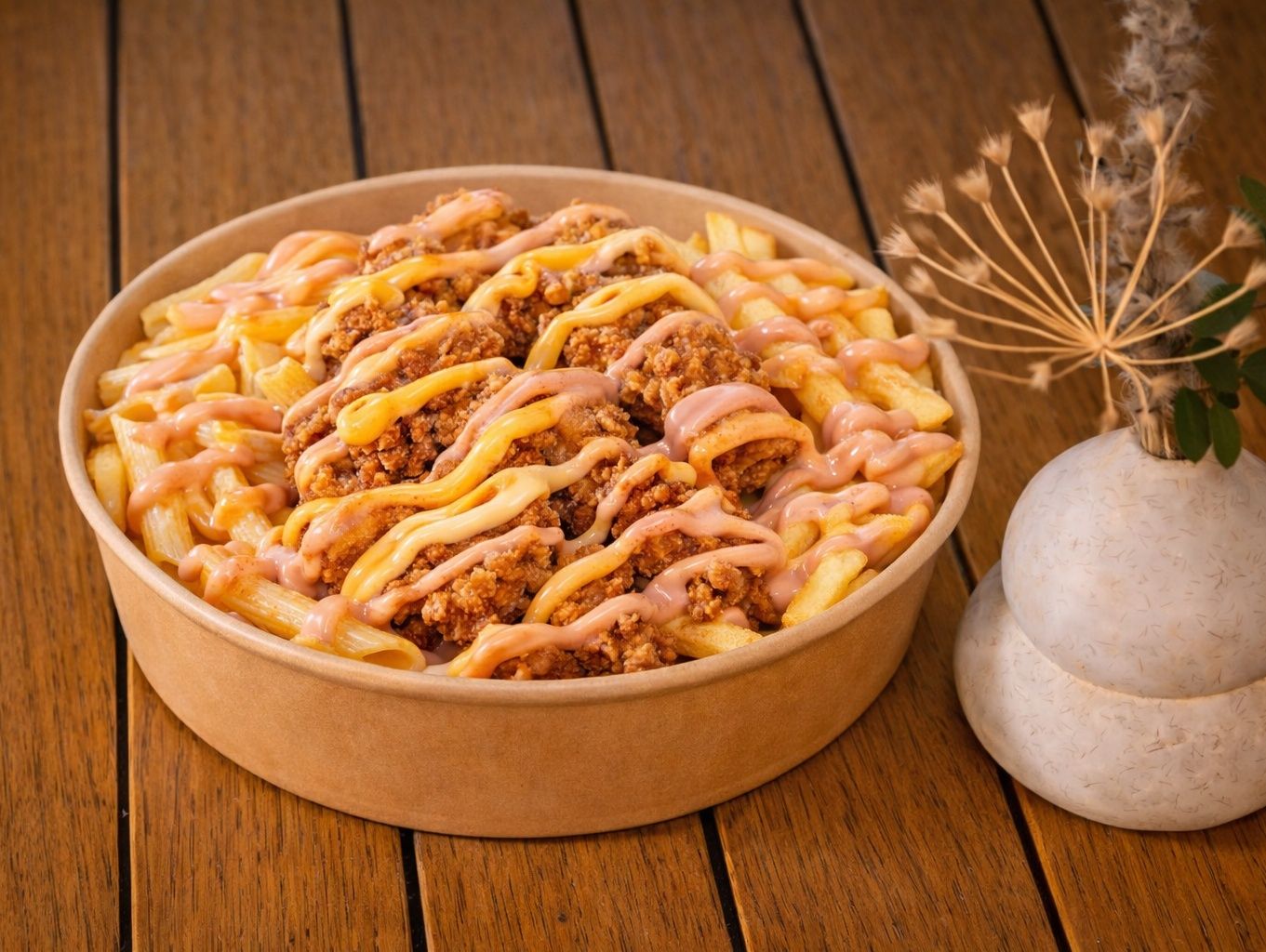 Easy Box-Spicy Cheddar Fries ( Yeni )