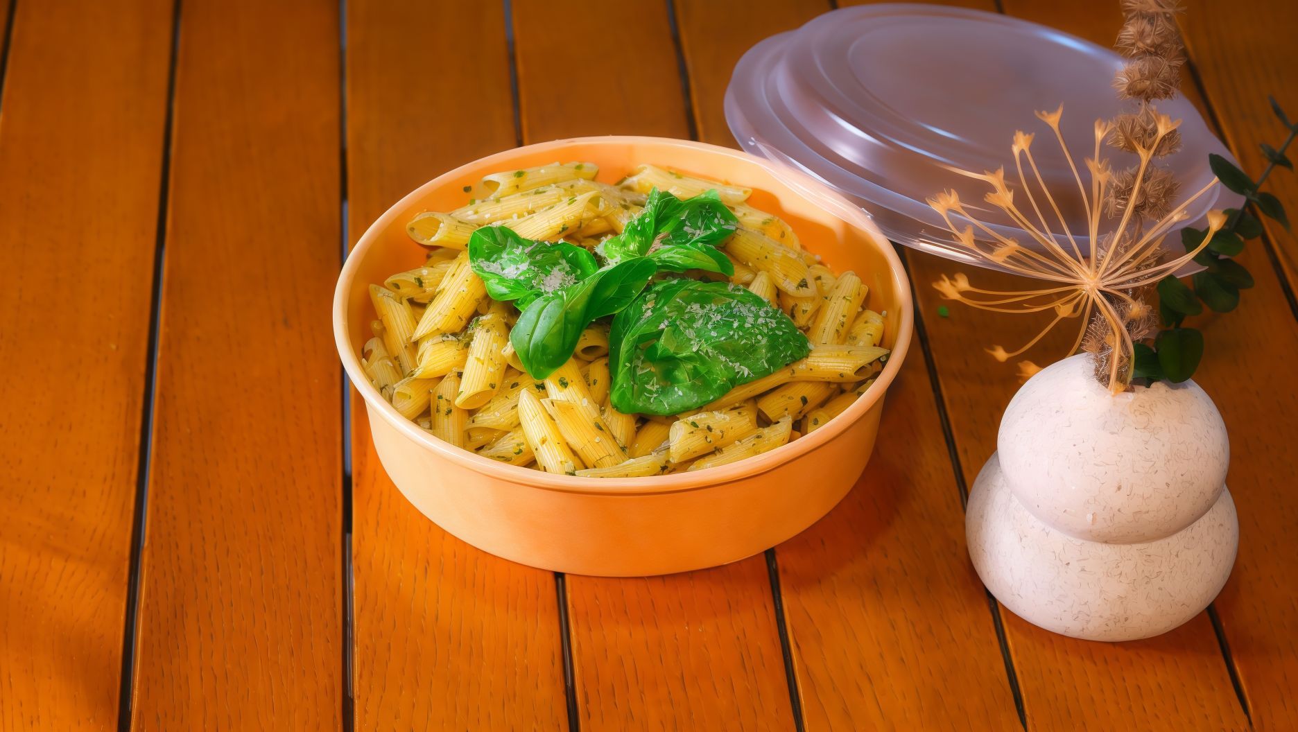 Penne Pesto Parmesan