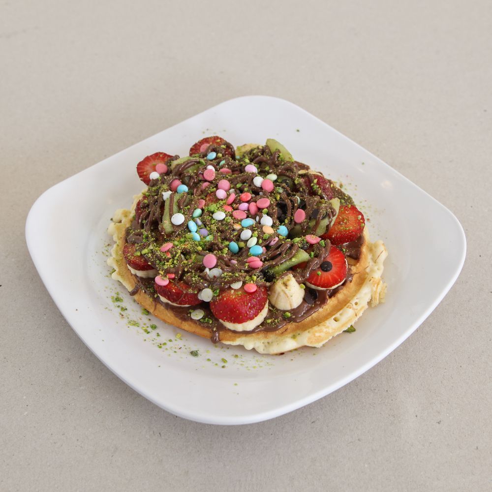 Meyveli Waffle