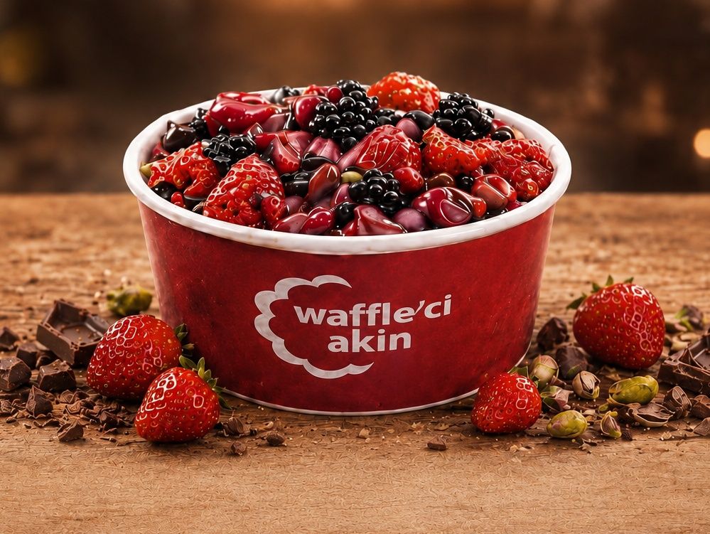 Pink Berries Kova Waffle