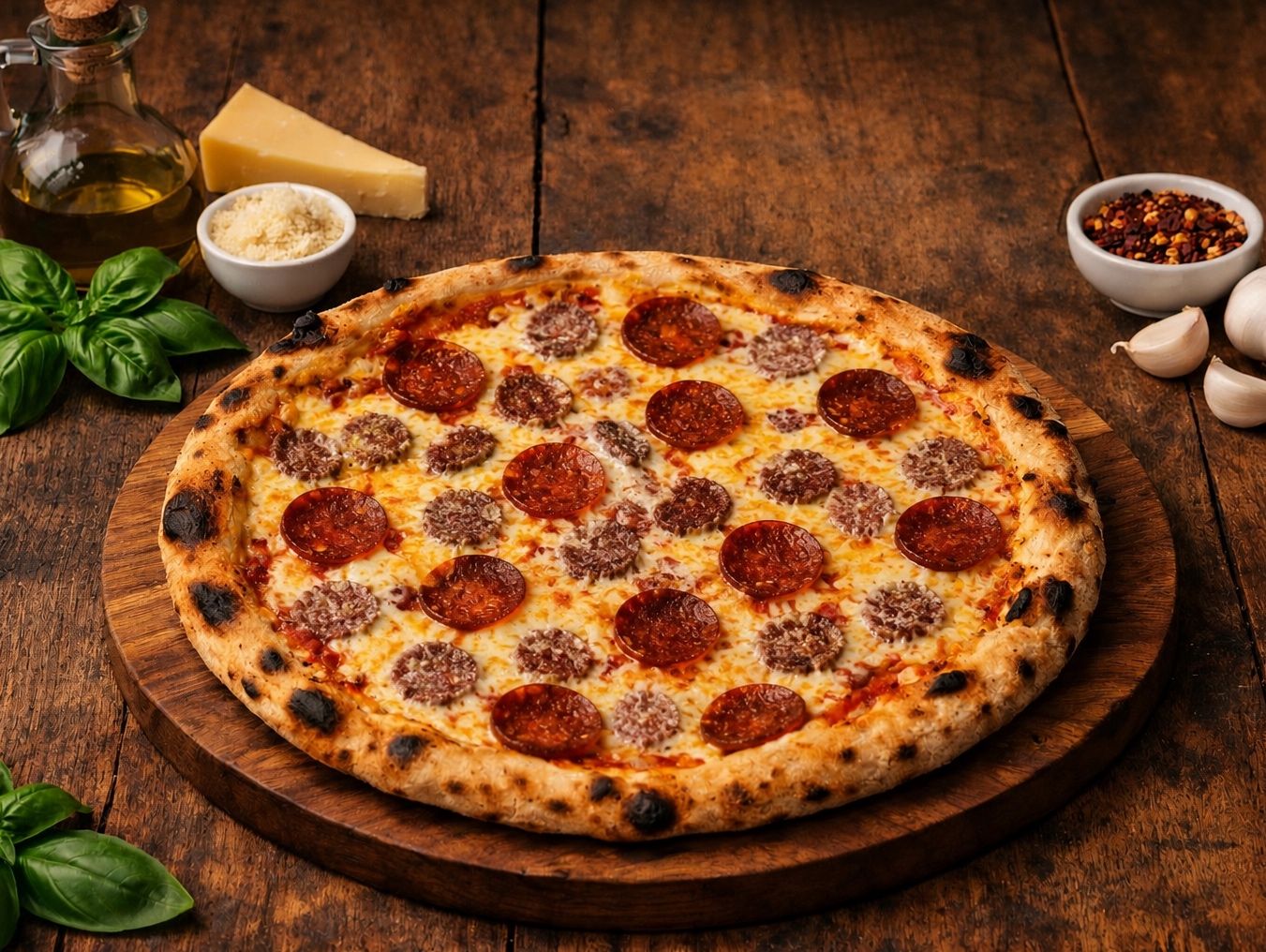 Pizza Cheddar Pepperoni