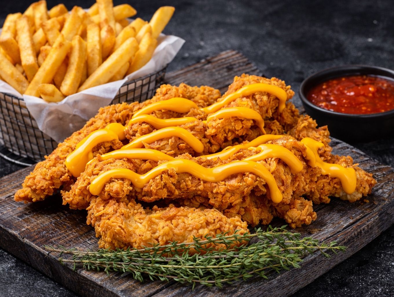 Cheddar Crispy Chicken