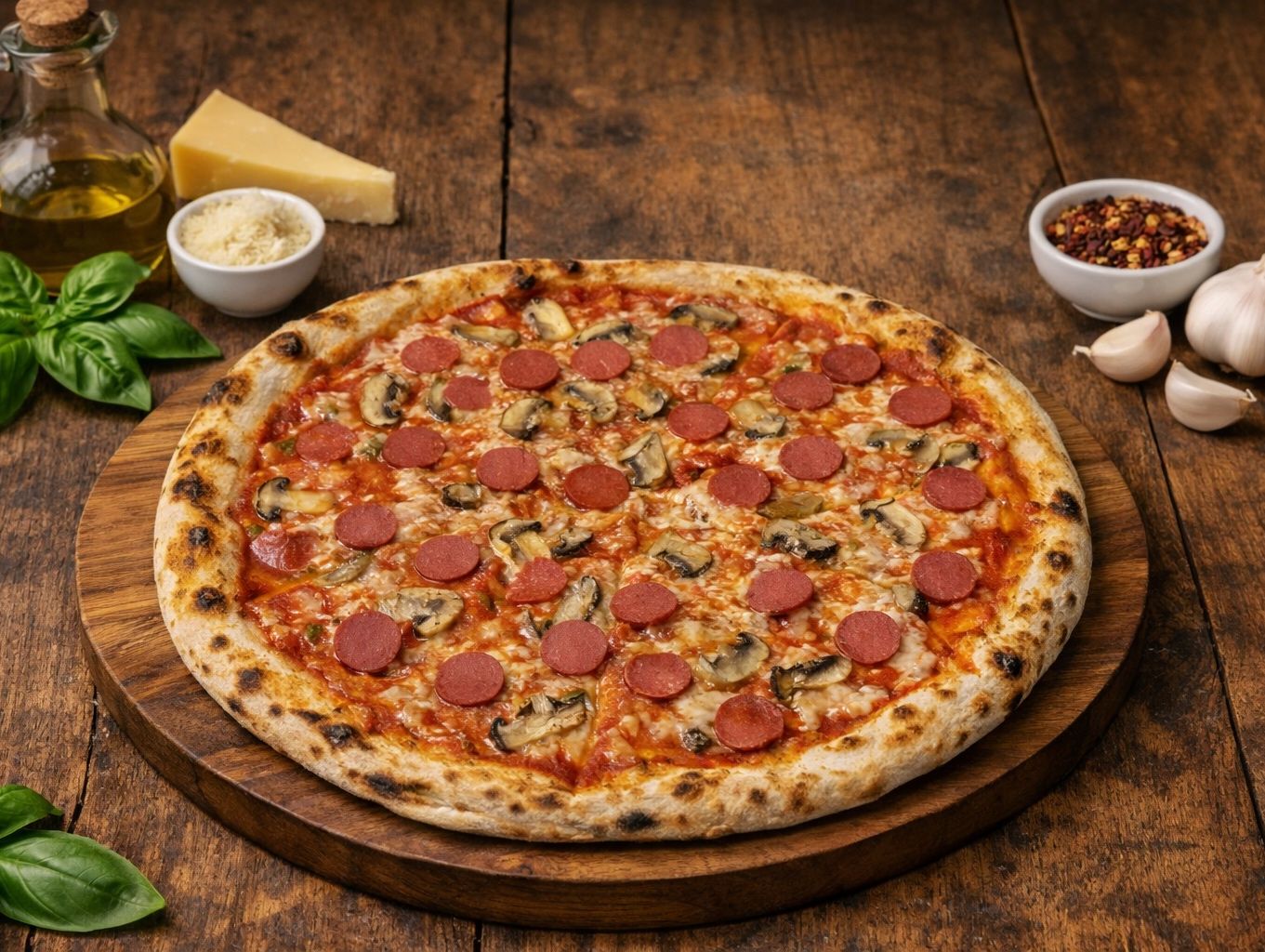 Pizza Boscaiola