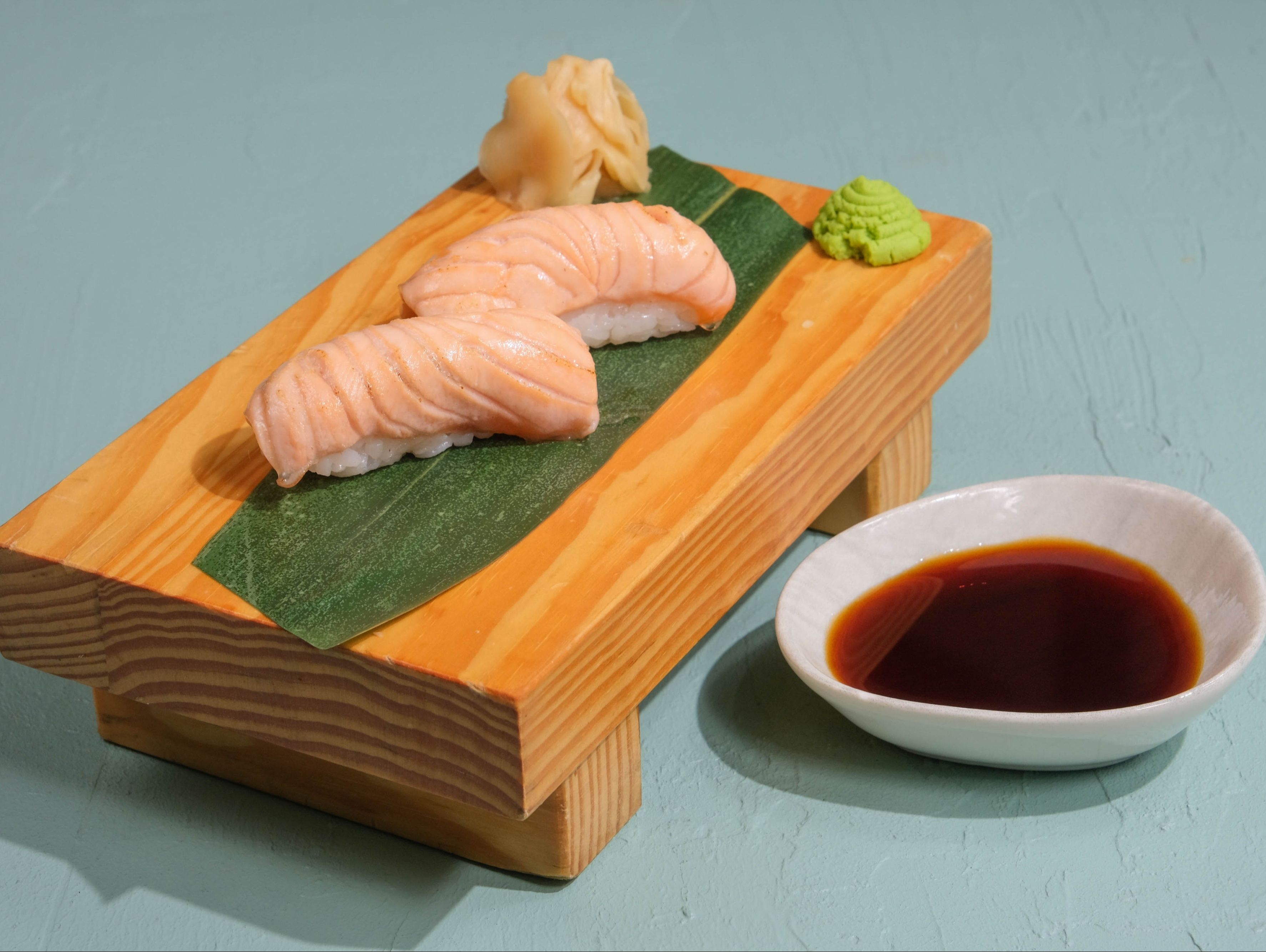 Hot Sake Nigiri (2 pcs.)