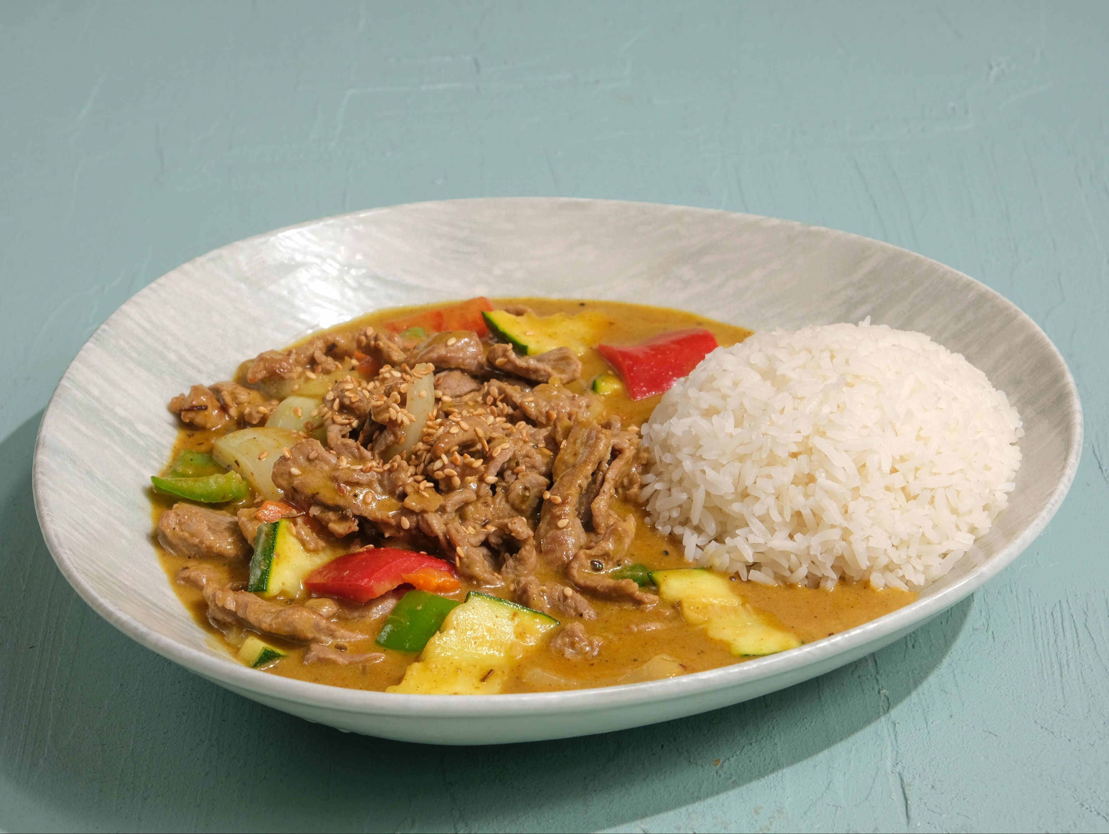 Thai Yeşil Köri Soslu Dana