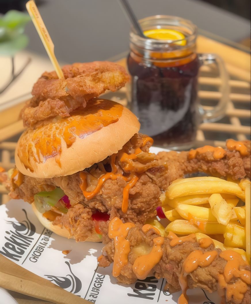 Kajun Burger Combo