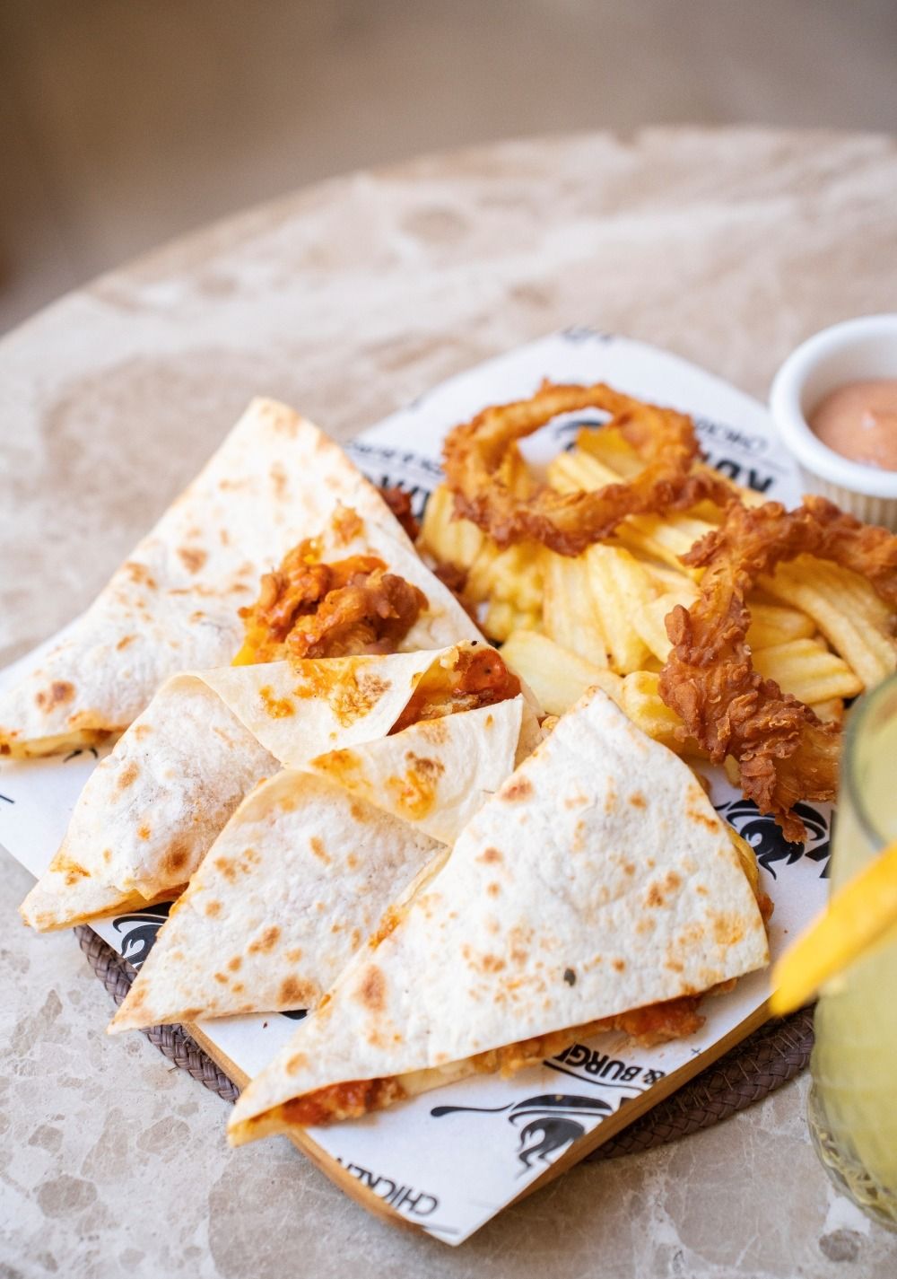 Kajun Quesadilla