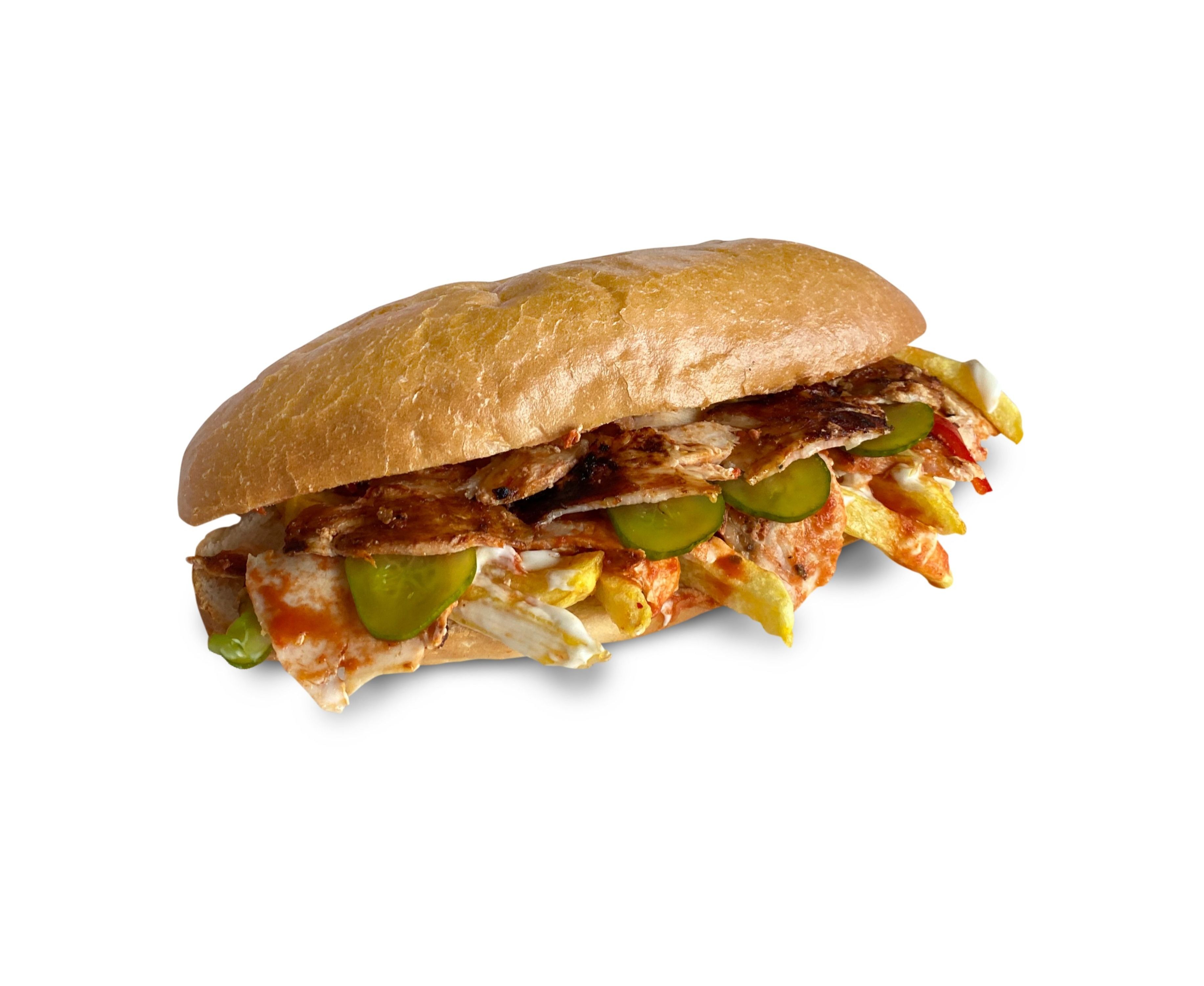 Sandviç Ekmeği Arası Tavuk Döner