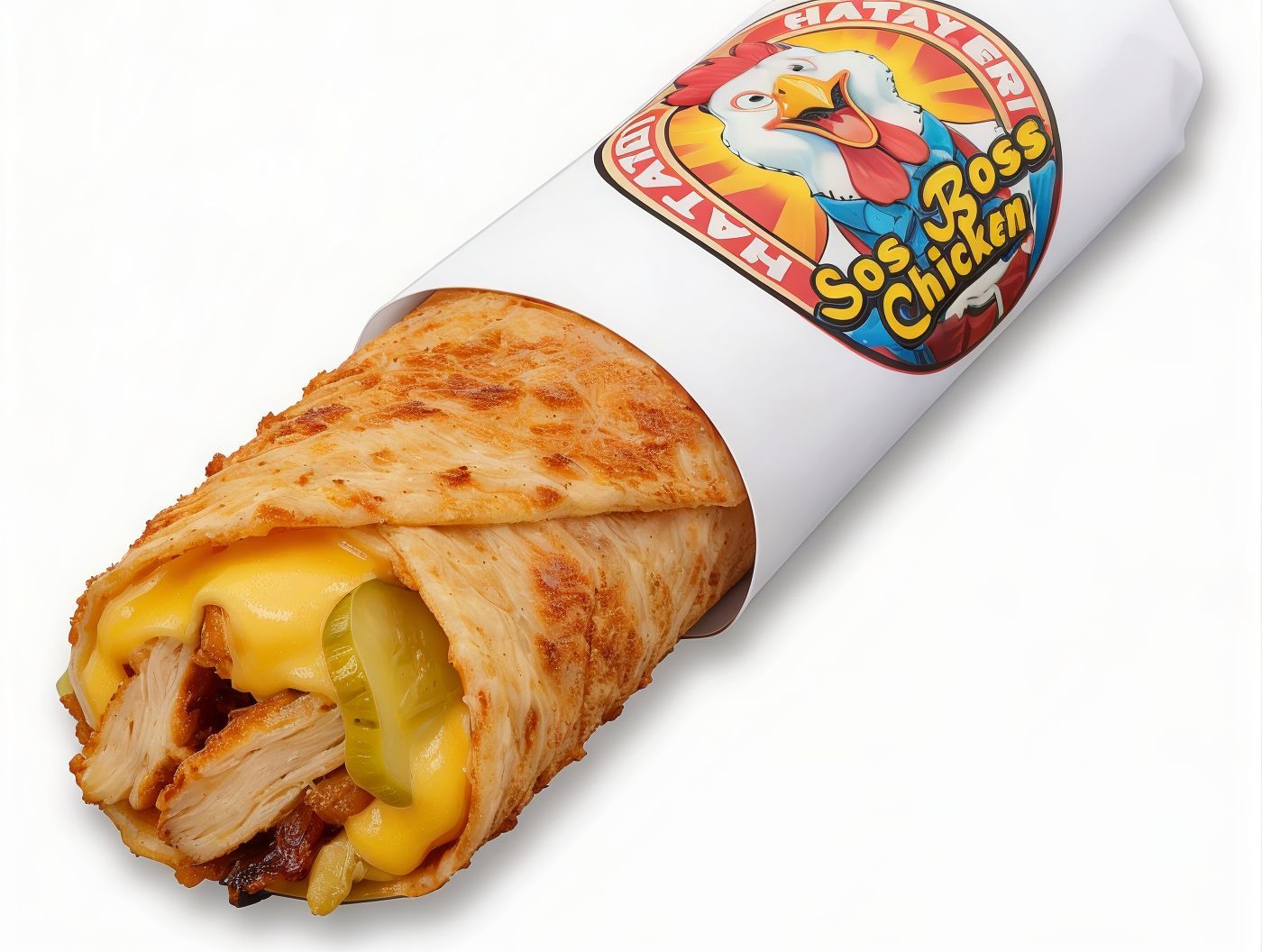 Cheddarlı Mega Tavuk Döner Dürüm