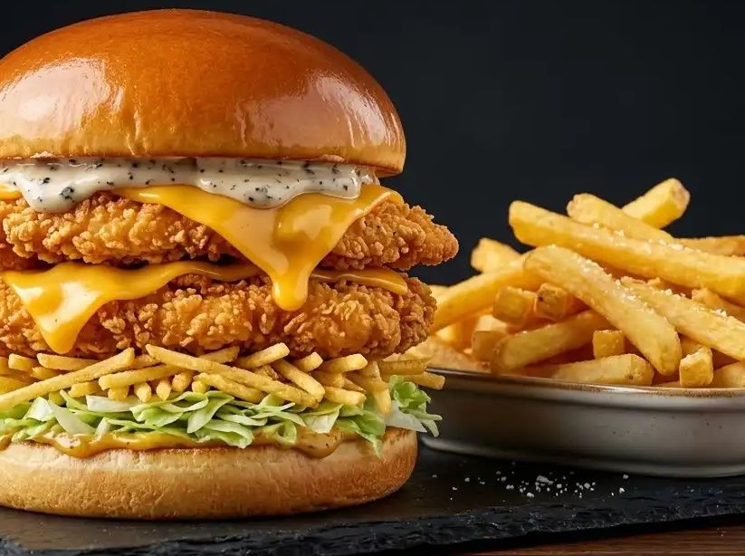 Route 66 Honey Crunch Burger