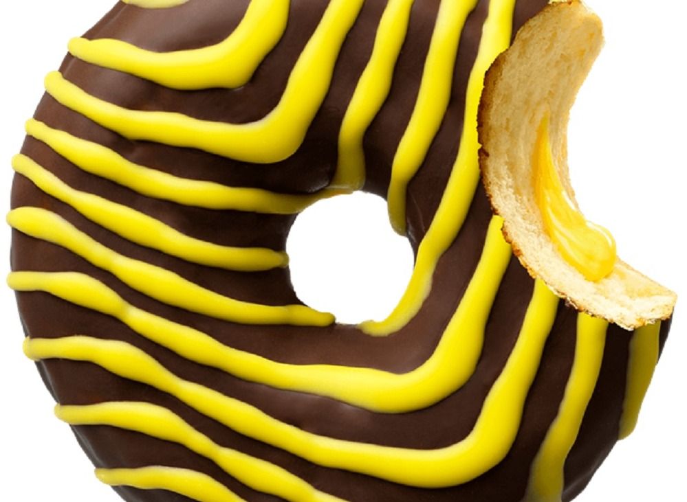 Bitter Çikolatalı Vanilyalı Donut
