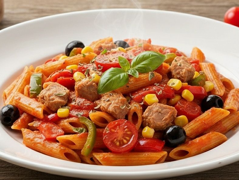 Ton Balıklı Penne