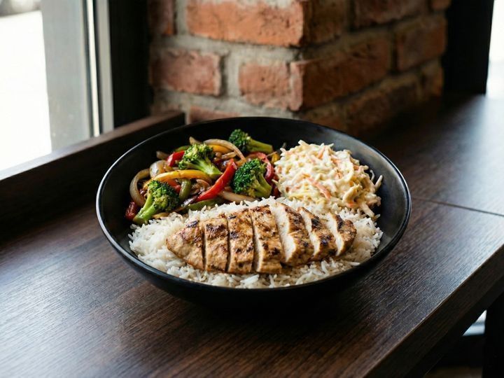 Grill Chicken Rice Bowl