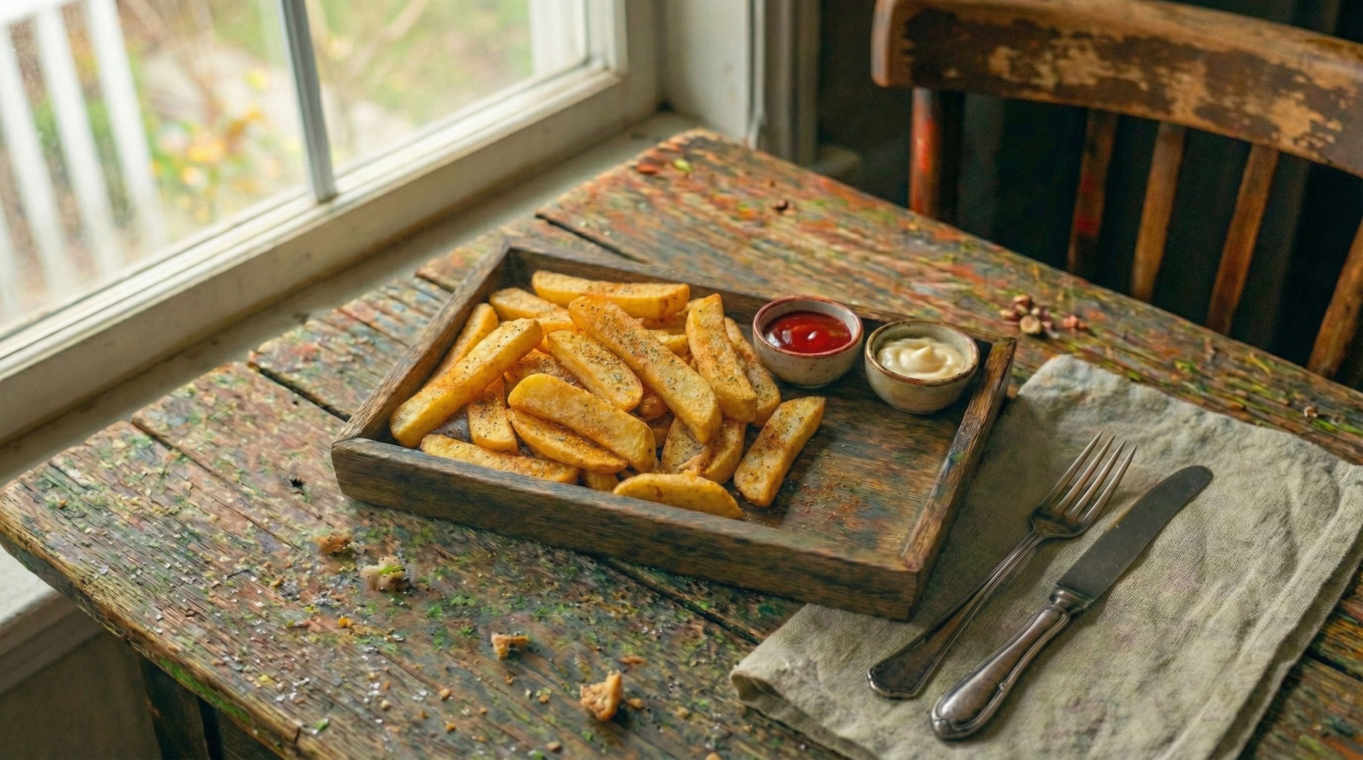 Baharatlı Patates Kızartması