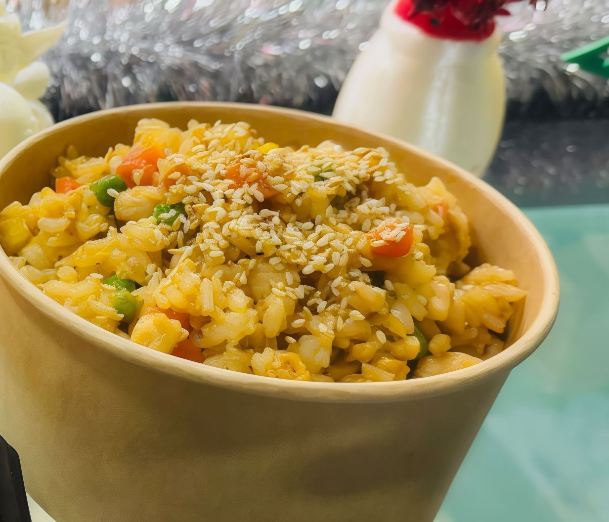 Tavuklu Çin Pilavı