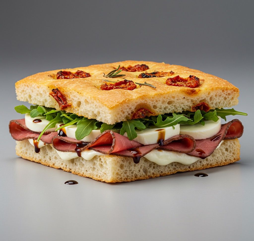 Roastbeef Foccacia Sandviç