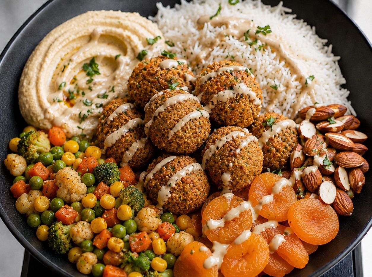 Falafel Rice Bowl (Vegeterian)