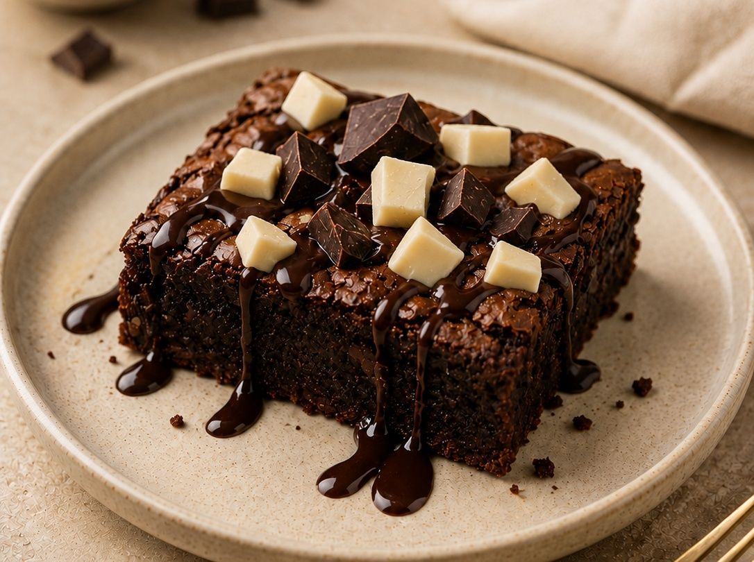 Beyaz Çikolatalı Brownie