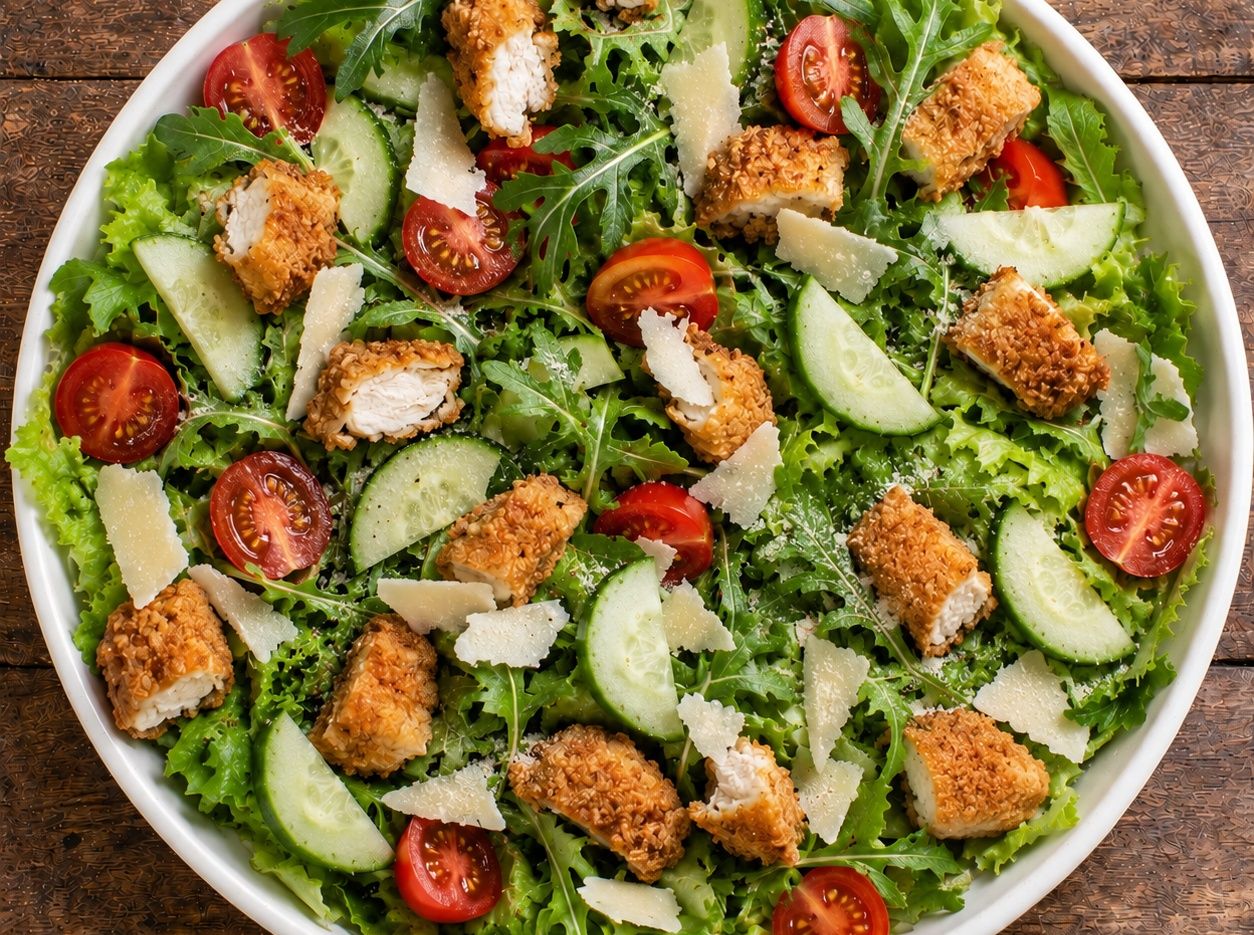 Crispy Chicken Salad