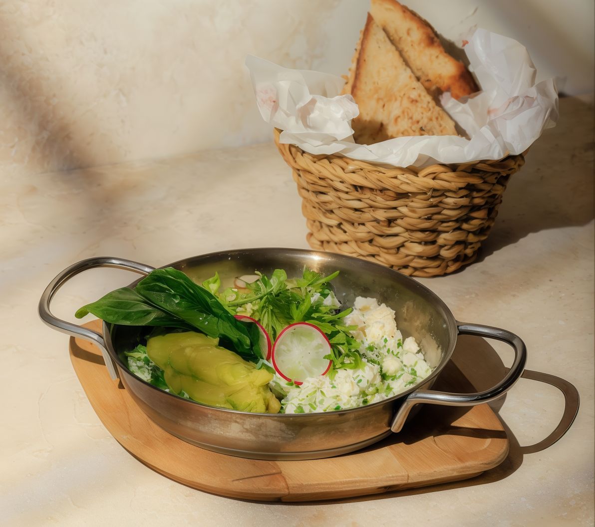 White Scrambled Egg