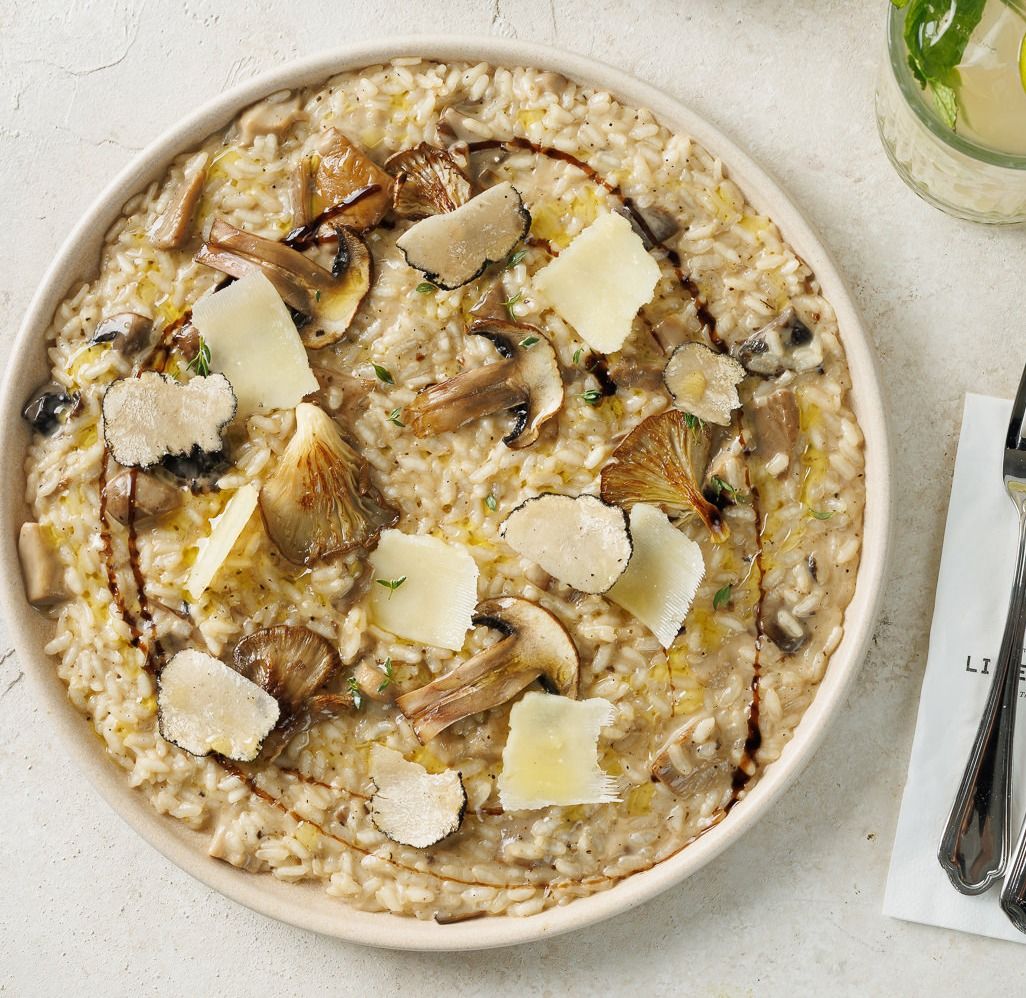 4 Mantarlı Risotto