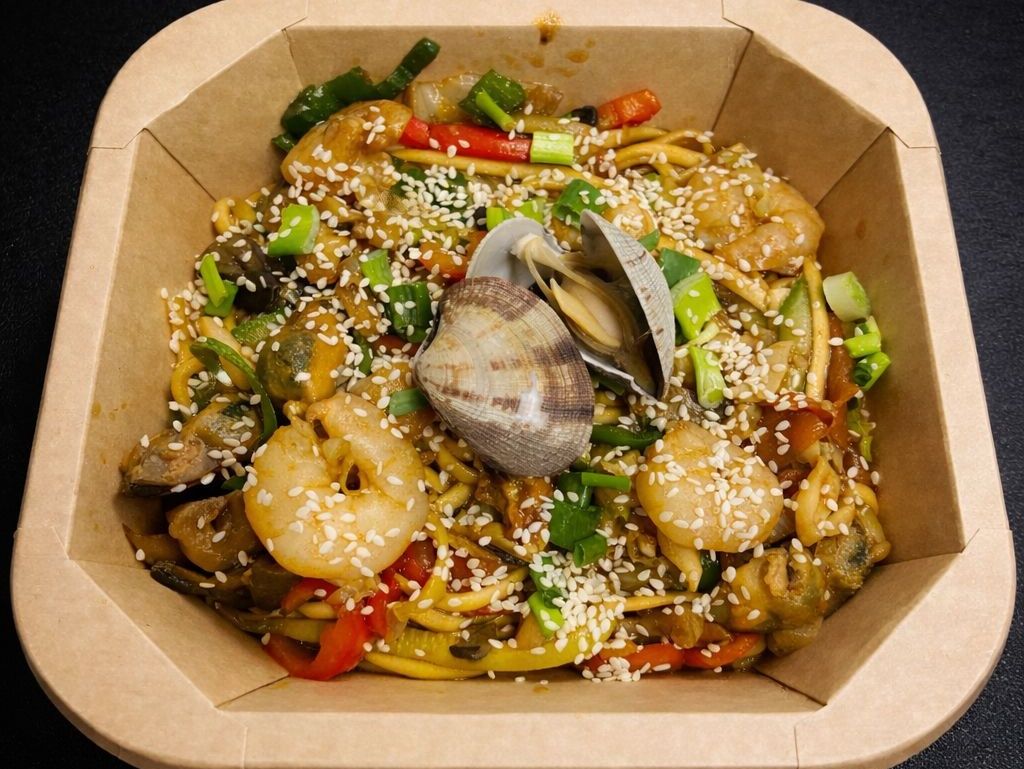Deniz Mahsullü Udon Noodle