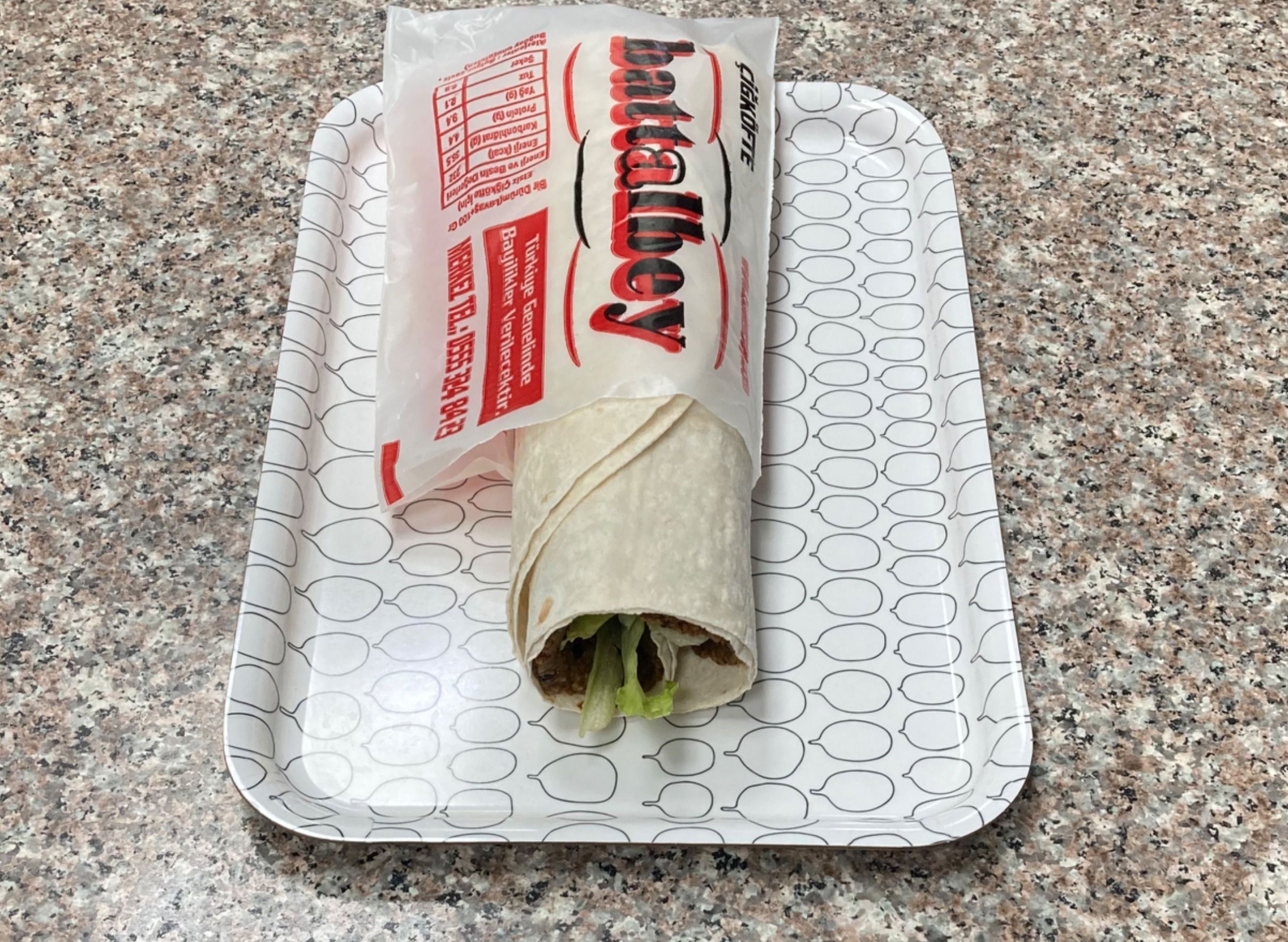 Doritoslu Çiğ Köfte Dürüm